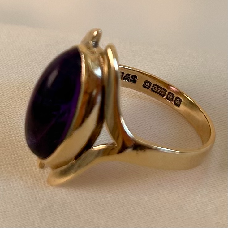 Amethyst Gold Ring