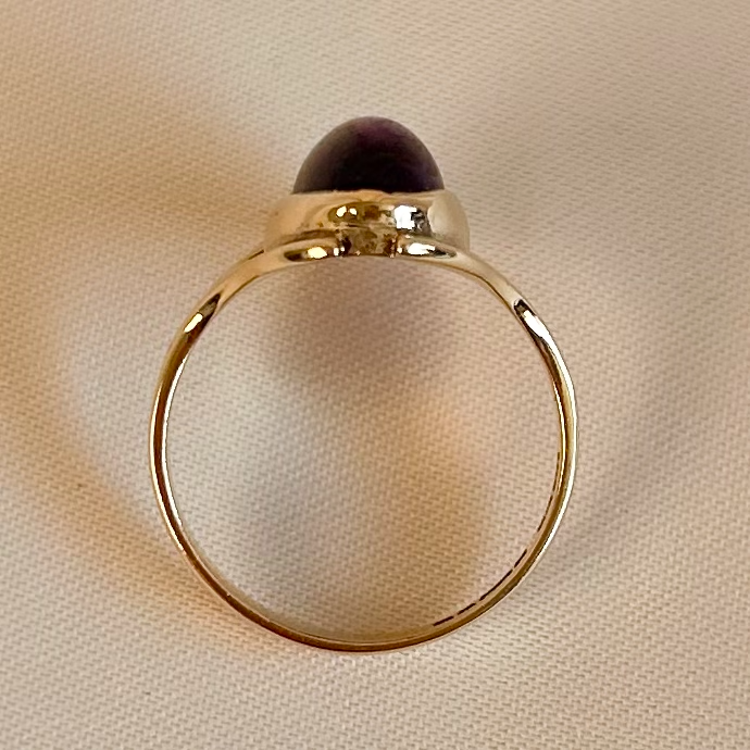 Amethyst Gold Ring