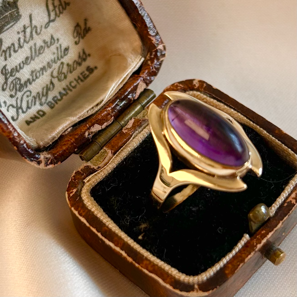 Amethyst Gold Ring
