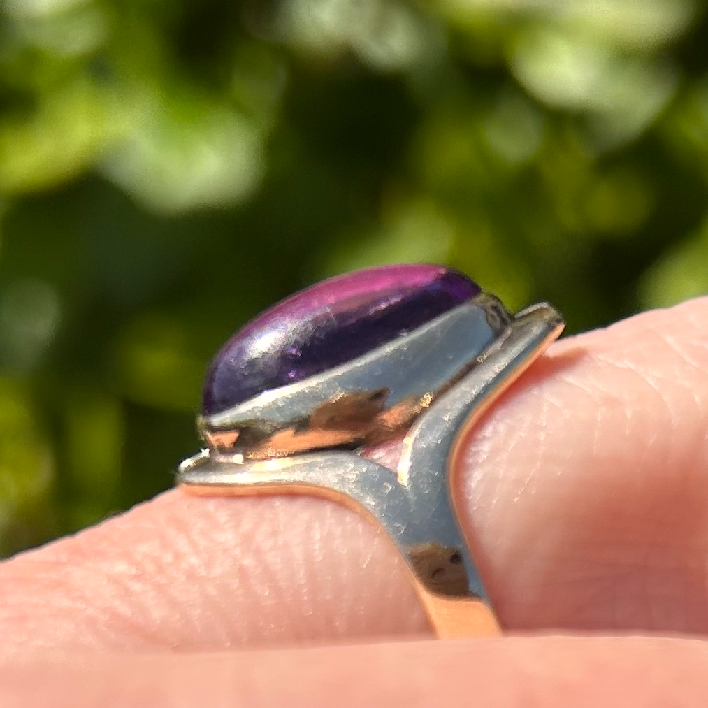 Amethyst Gold Ring